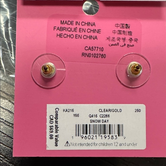 Kate Spade studs NEW - Picture 2 of 4